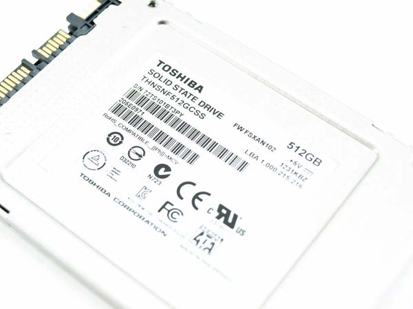 Тест SSD Toshiba THNSNF512GCSS 512ГБ